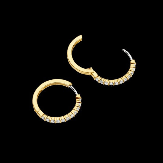 Tennis Large Hoops 21,5mm