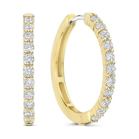 Tennis Large Hoops 21,5mm
