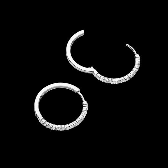 Tennis Oversized Hoops 25,5mm