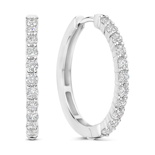 Tennis Large Hoops 21,5mm