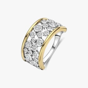Open Sparkle Statement Ring