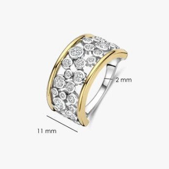 Open Sparkle Statement Ring