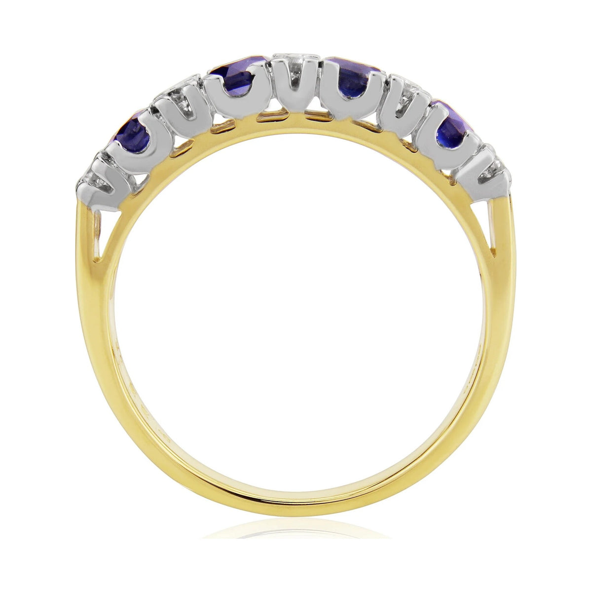 9ct Sapphire and Diamond Ring