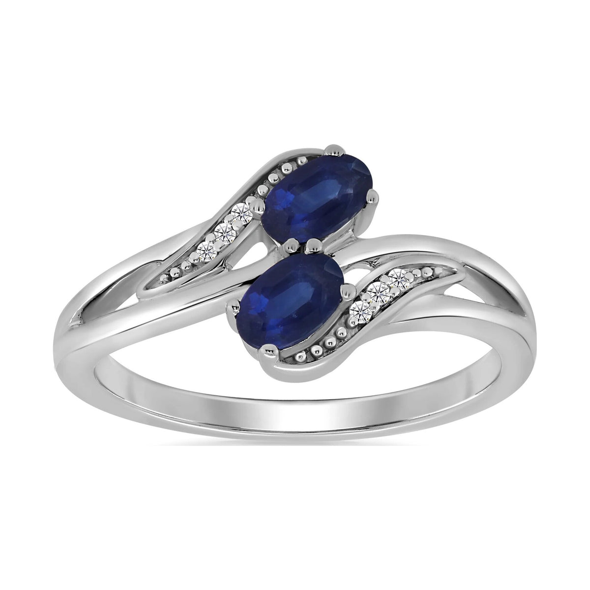 9ct Sapphire and Diamond Ring