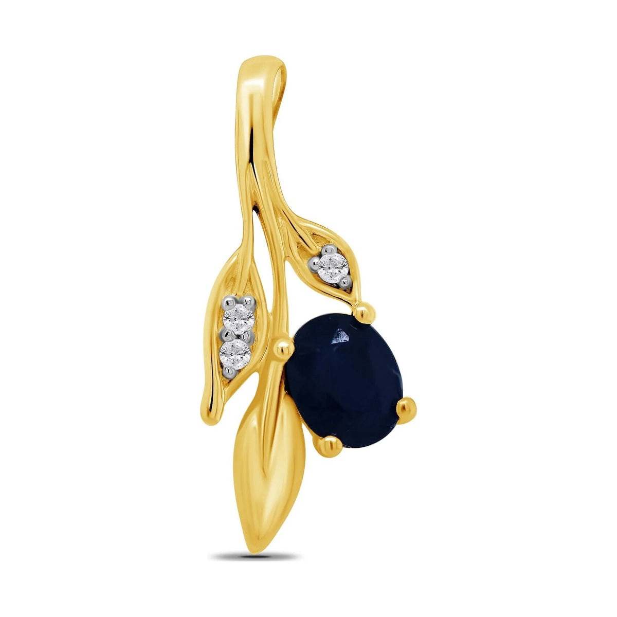 9ct Sapphire & Diamond Pendant