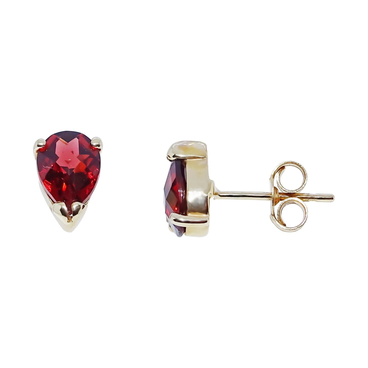 9ct Garnet Stud Earrings