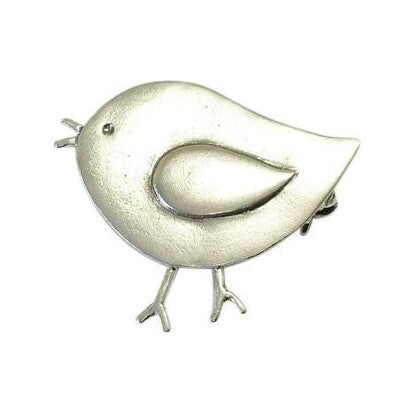 Robin bird brooch