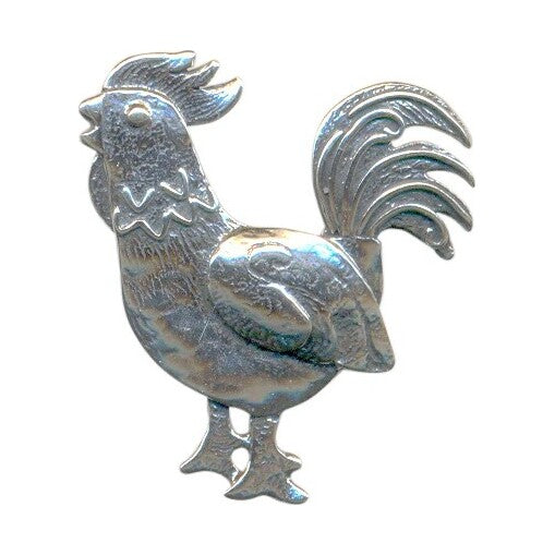 Cockerel brooch