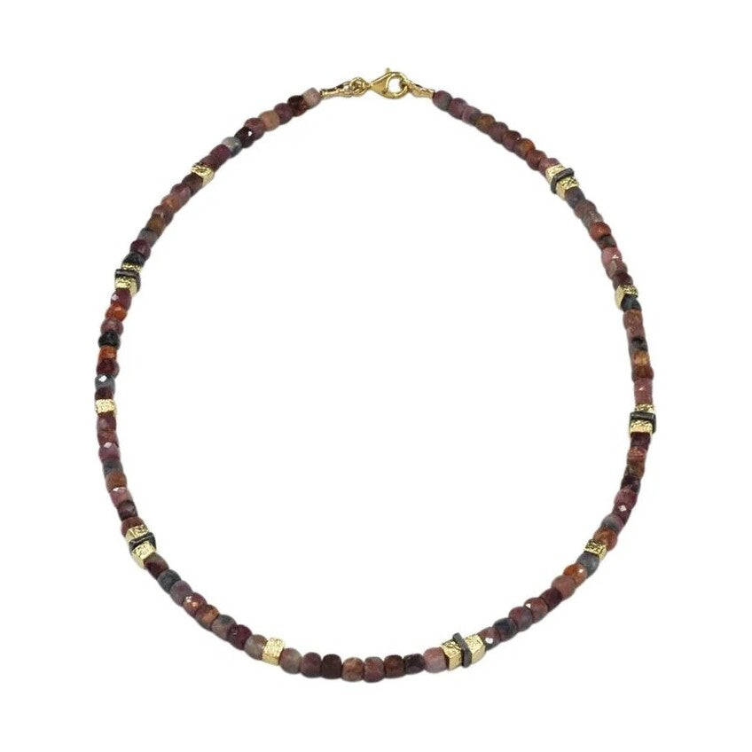 Tourmaline multi stone necklace