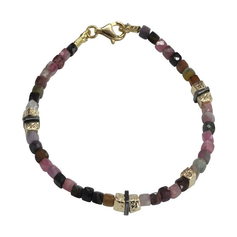Tourmaline multi stone bracelet