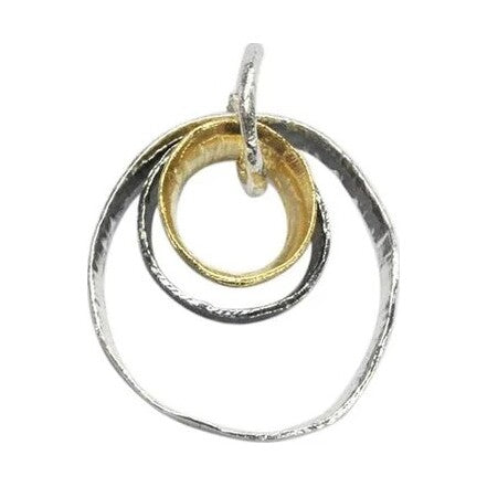 Layered circle pendant