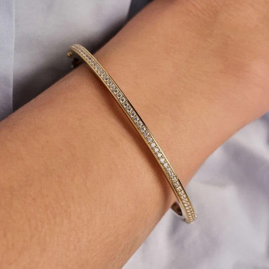 Classic Zirconia Bangle Vermeil