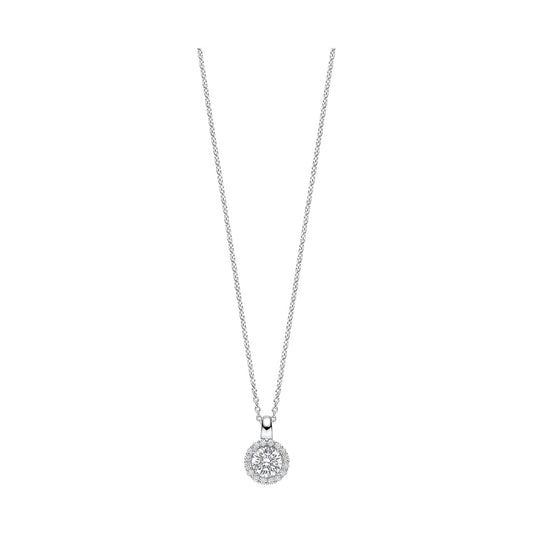 Classic Zirconia Necklace Round