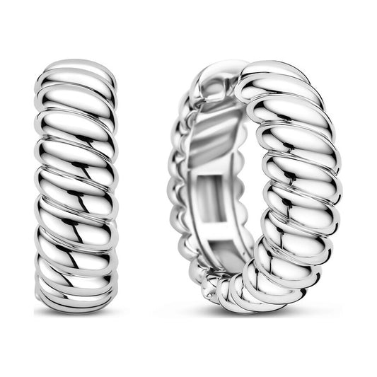 Vintage Ribbed Hoops