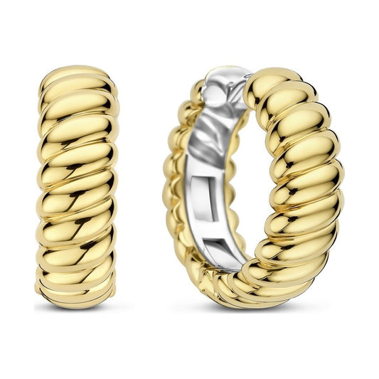 Vintage Ribbed Hoops