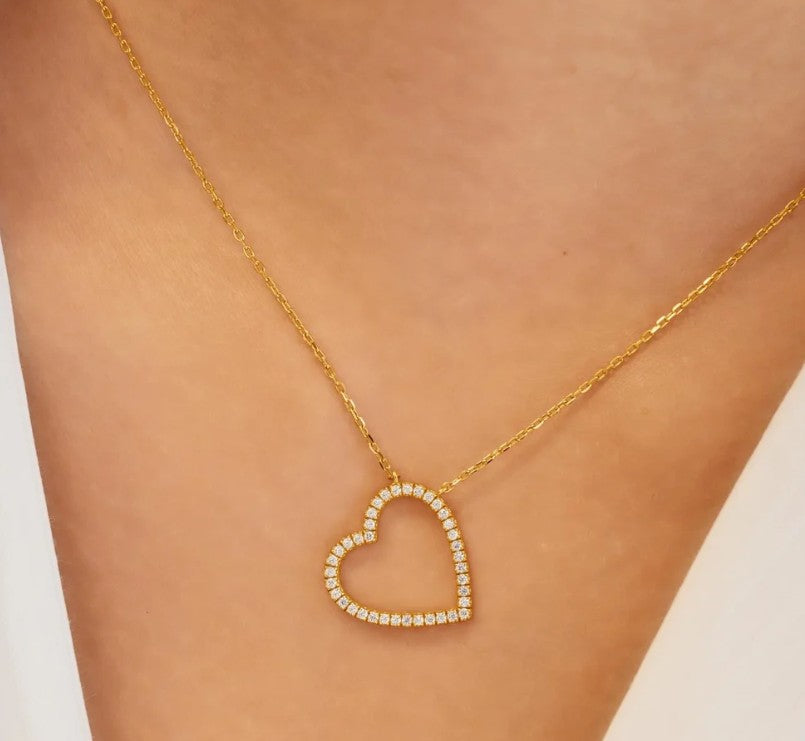 Gold Heart Necklace