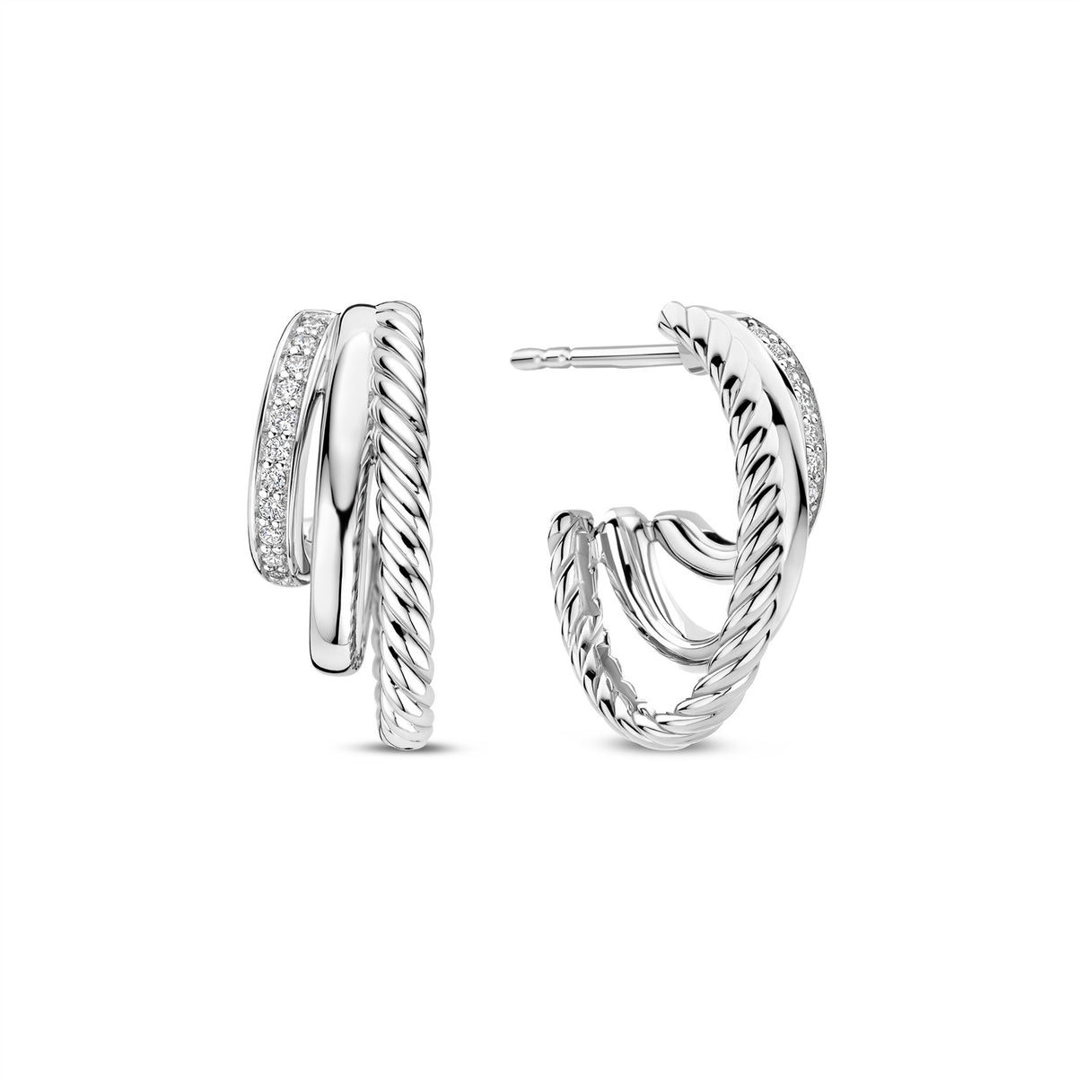 Zirconia Structure Earrings