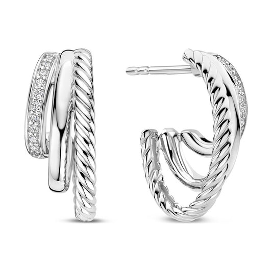 Zirconia Structure Earrings