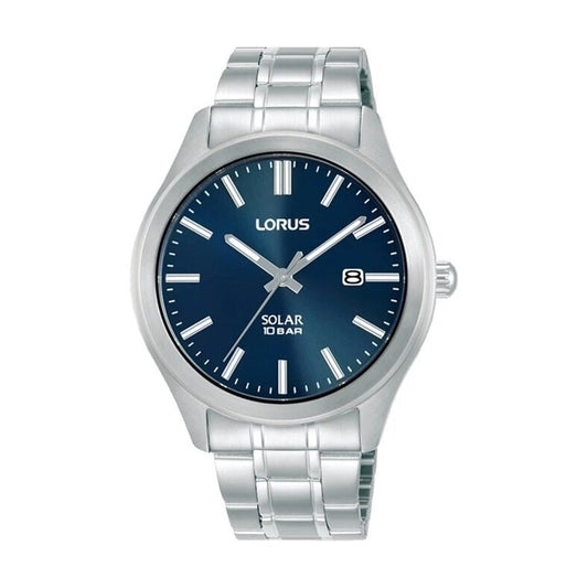 Lorus Solar Blue Dial Bracelet Watch