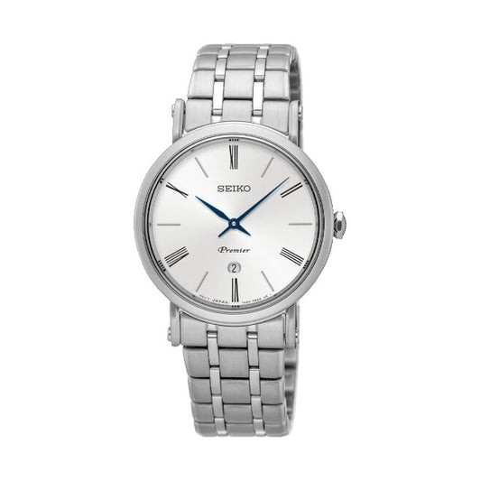 Premier Watch, Silver Dial with Stainless Steel Bracelet