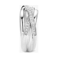 Zirconia Crossover Ring - M, size 62