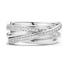 Zirconia Crossover Ring - M, size 62
