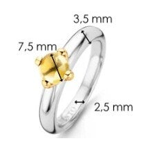 TI SENTO Ring, size 52.