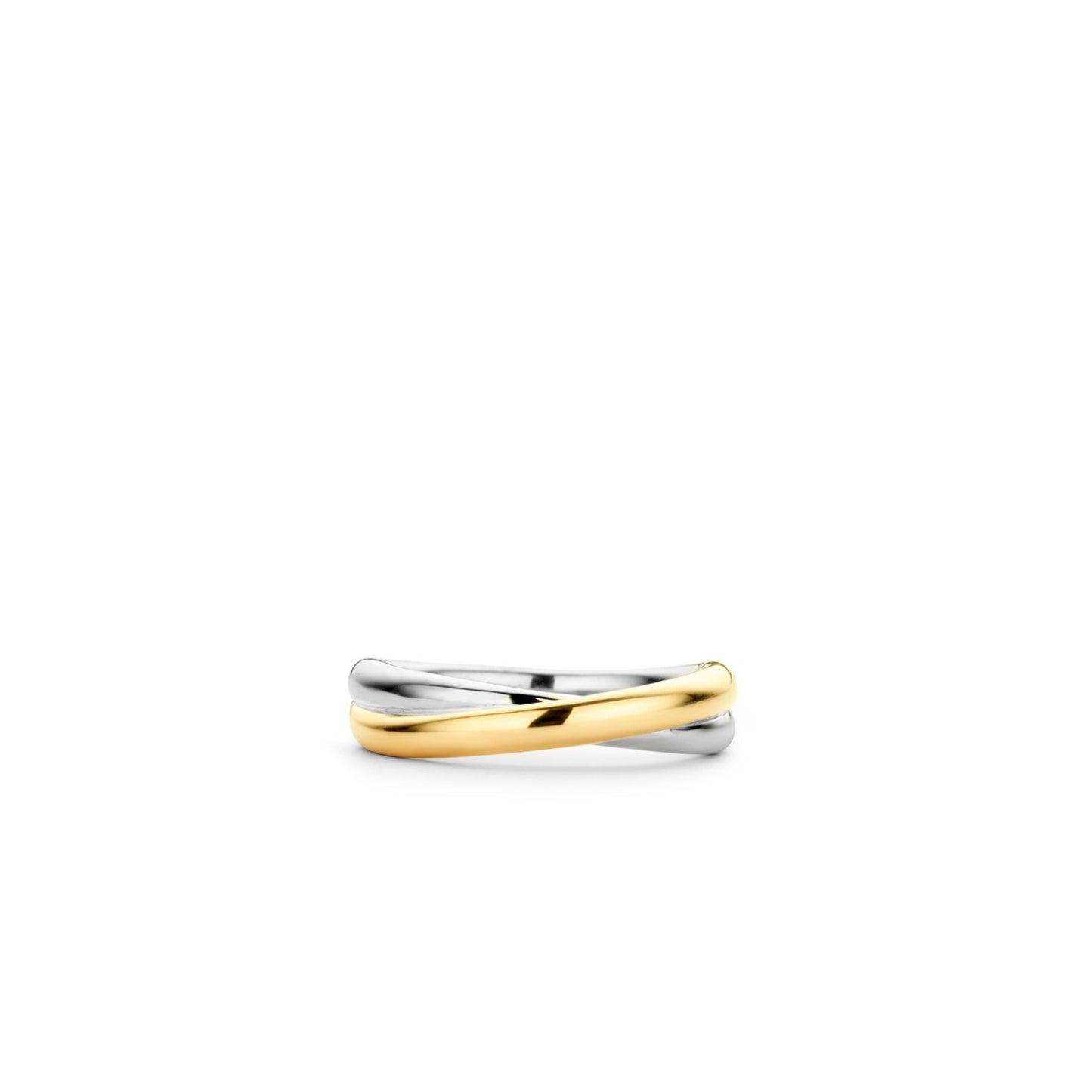 Bicolor Crossover Ring - XS model, size 56.
