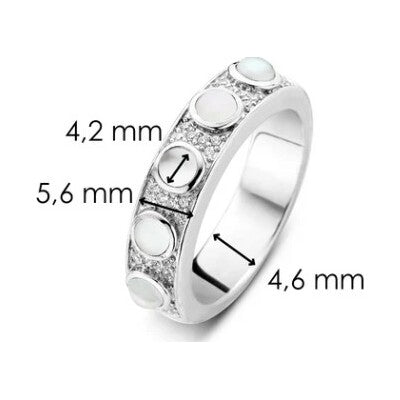 TI SENTO Ring, size 58.