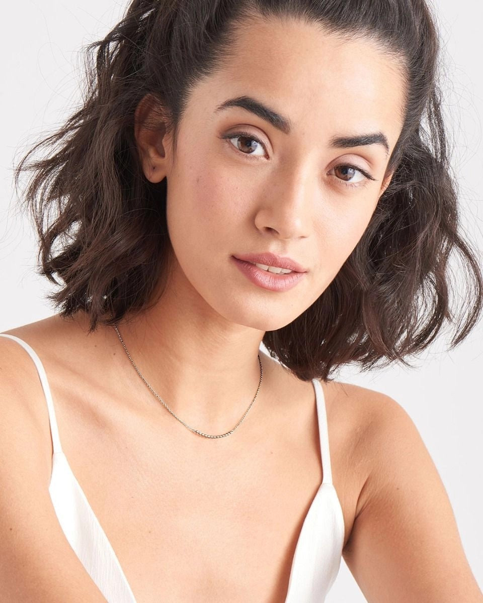 Silver Modern Multiple Balls Necklace