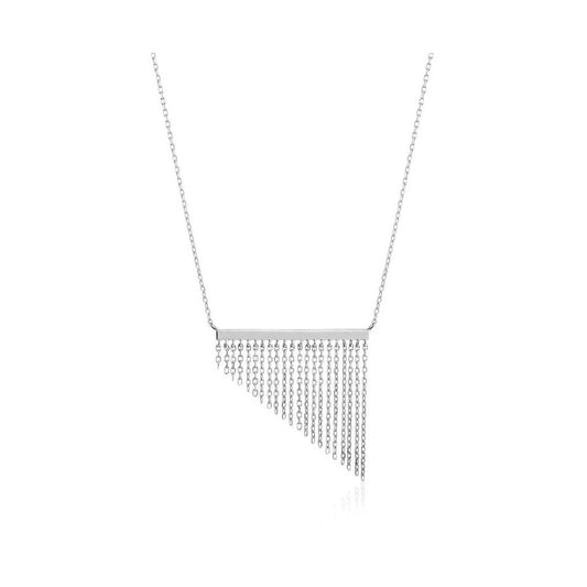 Ania Haie Silver Fringe Fall Necklace
