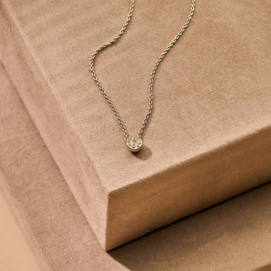 Classic Round Zirconia Necklace