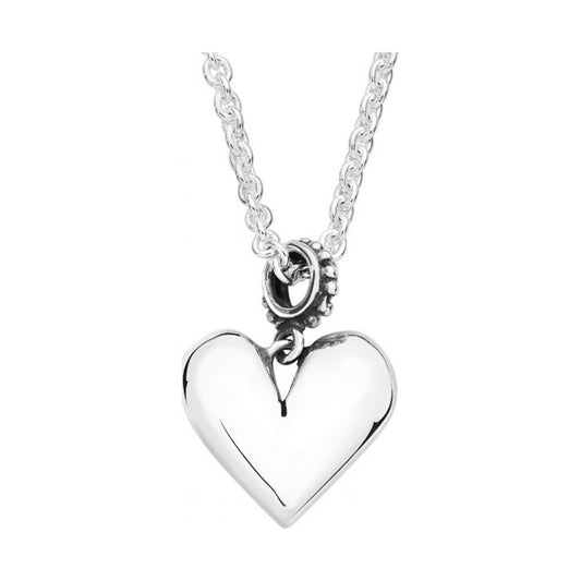 Silver heart necklace-EVP