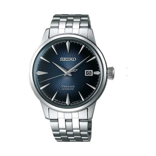 Seiko Presage Cocktail Time Watch, 40.5mm, Automatic, Blue, Bracelet