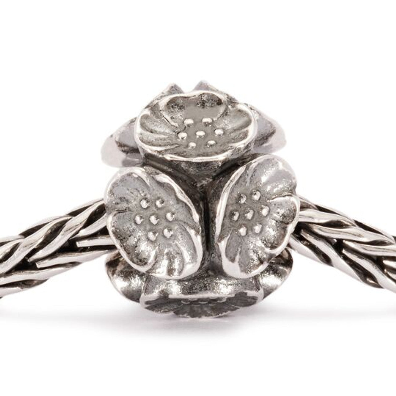 Trollbeads Cherry Blossom Silver Bead