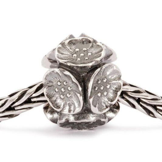 Trollbeads Cherry Blossom Silver Bead