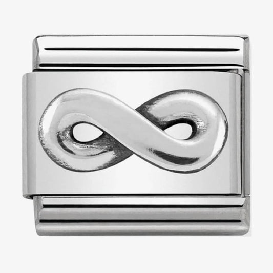 Nomination Infinity Heart Link in Sterling Silver - Silver