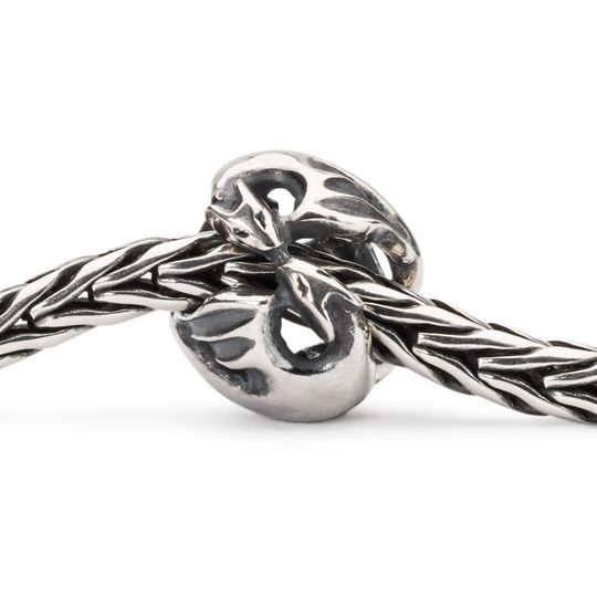 Trollbeads Dancing Dragons Silver Bead