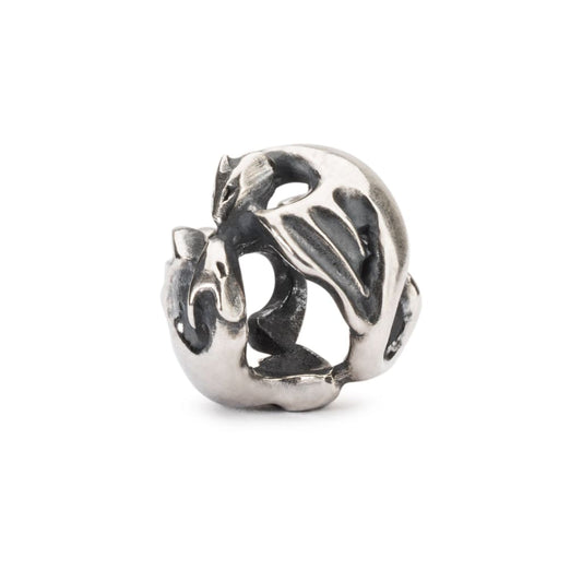 Trollbeads Dancing Dragons Silver Bead